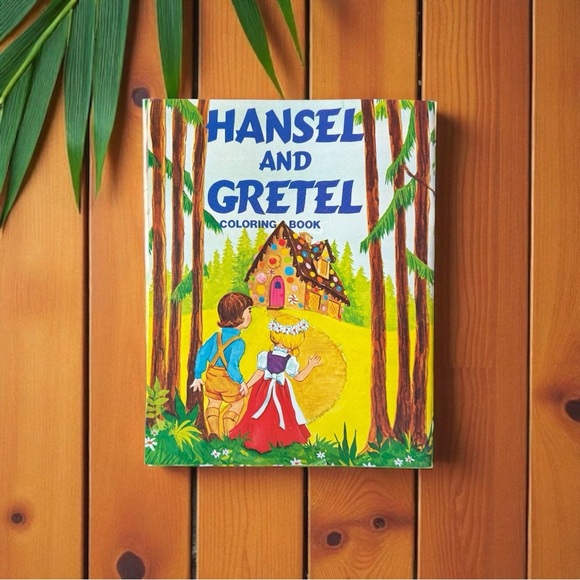 VINTAGE 1970 Hansel and Gretel Coloring Book – Modern Promotions – Unused - Picture 2 of 7